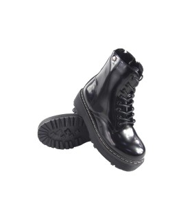 Botas de cano curto femininas pretas ISTERIA Dina