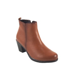 Bota de tornozelo feminina em couro PEPE MENARGUES 20460