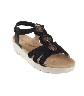 Sandale femme noire AMARPIES 26556 abz