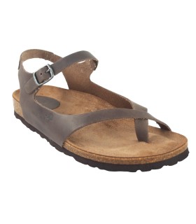 sandale femme taupe INTER BIOS 7164