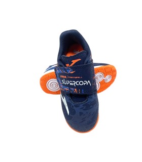 Tênis esportivo infantil JOMA Super Cup 2403 na cor azul