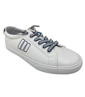 Chaussure femme MUSTANG 60142 noire et blanche