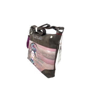 Complementos señora FRIDA KAHLO k4948 marron