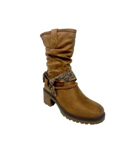 Botte en cuir pour femme MUSTANG 59353
