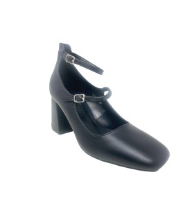 BIENVE b3367 schwarzer Damenschuh