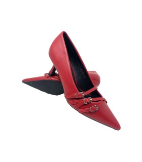 Chaussure rouge femme BIENVE a3323