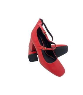BIENVE b3367 roter Damenschuh