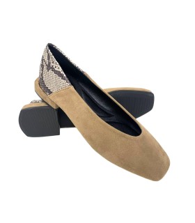 Sapato feminino BIENVE s3416 taupe