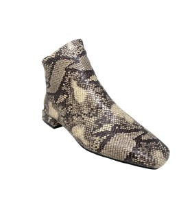 Botas de cano curto femininas BIENVE s3441 na cor taupe