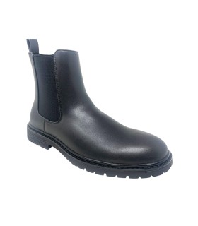 Botas de cano curto pretas MUSTANG 84637 para homem