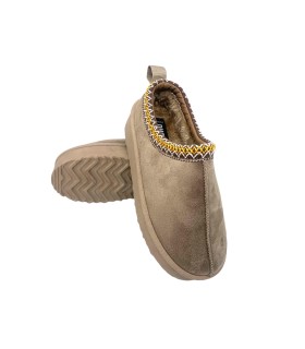 Sapato feminino D'ANGELA 27775 na cor taupe