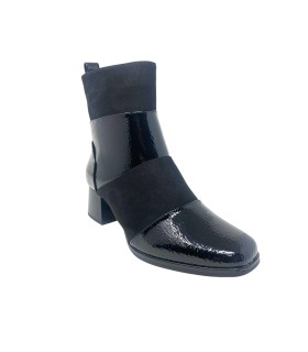 AMARPIES 27129 schwarze Damen-Ankle-Boots