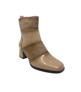 Botas de cano curto femininas AMARPIES 27129 e taupe