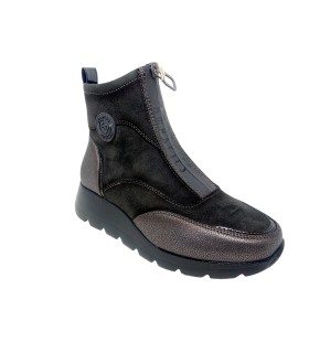 AMARPIES 27098 amd graue Damen-Ankle-Boots