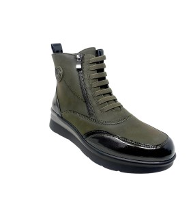 Botín señora AMARPIES 27089 amd kaki