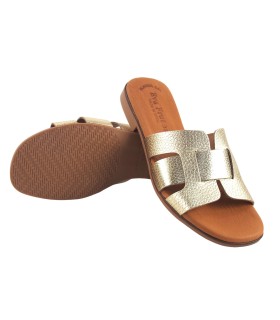 EVA FRUTOS 3063 goldene Damensandale