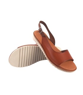 Sandalia señora EVA FRUTOS 2205 cuero