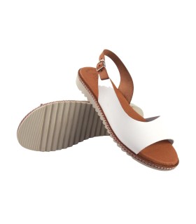 Sandalia señora EVA FRUTOS 2205 blanco