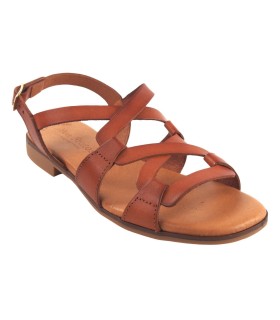 EVA FRUTOS 3080 Leder-Damensandale