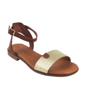 EVA FRUTOS 3052 goldene Damensandale