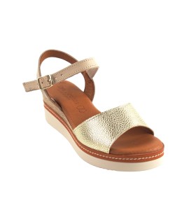 EVA FRUTOS 569 Gold Damensandale