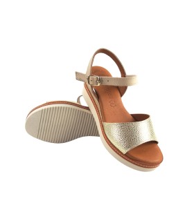 Sandalia señora EVA FRUTOS 569 oro