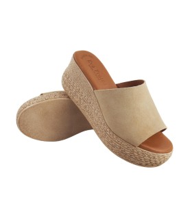 EVA FRUTOS Damen Sandale 3767 beige