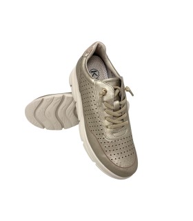 RELAX4YOU 184 bronzefarbener Damenschuh