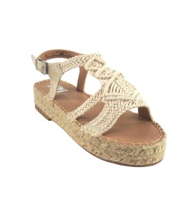 Sandália feminina bege XTI 142840
