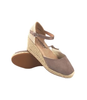 Zapato señora AMARPIES 26484 acx taupe