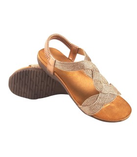 Sandalia señora AMARPIES 23572 abz bronce