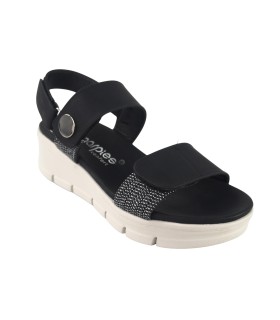 Sandale femme noire AMARPIES 23505 abz