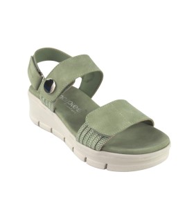Sandália feminina AMARPIES 23505 abz cáqui