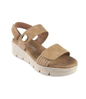 Sandália feminina AMARPIES 23505 abz bege