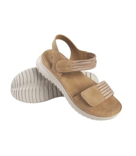 Sandale femme beige AMARPIES 26586