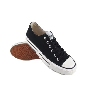 MUSTANG 60173 schwarze Damen-Canvas