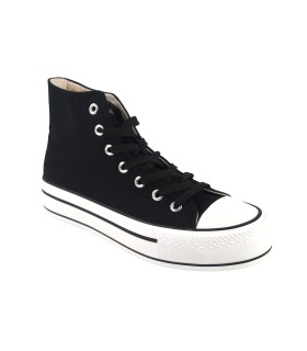 MUSTANG 60172 schwarzes Canvas für Damen