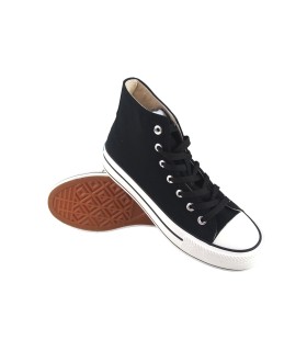 MUSTANG 60172 schwarzes Canvas für Damen