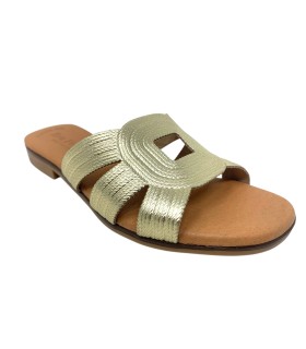 Sandália feminina EVA FRUTOS 3081 dourada