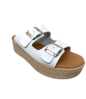 EVA FRUTOS 5373 sandale femme blanc