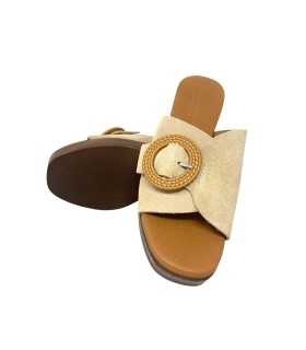 Sandale femme EVA FRUTOS 5611 beige