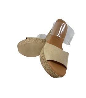 EVA FRUTOS 1917 beige Damensandale