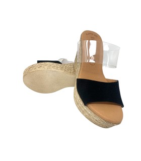 Sandale pour femme EVA FRUTOS 1917 en noir