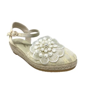 Chaussure fille beige BUBBLE BOBBLE c609