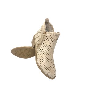 Botas de cano curto femininas XTI 143961 bege