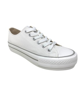 MUSTANG 60173 weißes Canvas für Damen