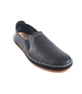 BAERCHI 1701 blauer Herrenschuh