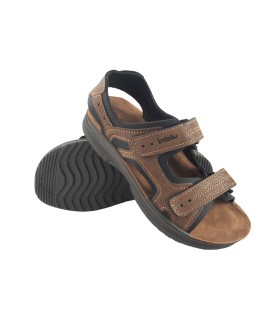 Sandália masculina marrom INBLU ry29