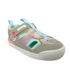MUSTANG KIDS 48908 sapato infantil feminino bege ecológico