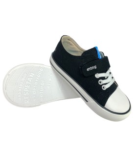 MUSTANG KIDS 49065 Respektvolles schwarzes Canvas